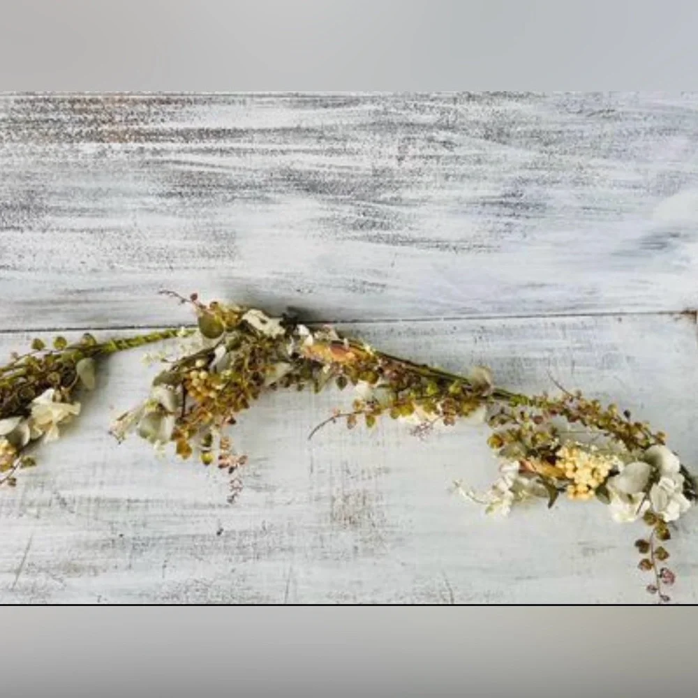 *Mixed Cream Fall Floral Garland